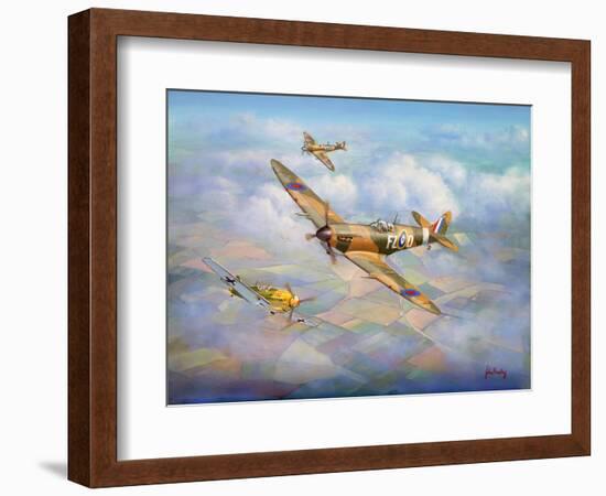 Warriors of the Sky-John Bradley-Framed Giclee Print