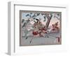 Warriors on Horseback, Japanese Wood-Cut Print-Lantern Press-Framed Art Print
