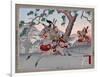 Warriors on Horseback, Japanese Wood-Cut Print-Lantern Press-Framed Art Print