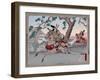 Warriors on Horseback, Japanese Wood-Cut Print-Lantern Press-Framed Art Print