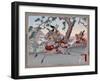 Warriors on Horseback, Japanese Wood-Cut Print-Lantern Press-Framed Art Print