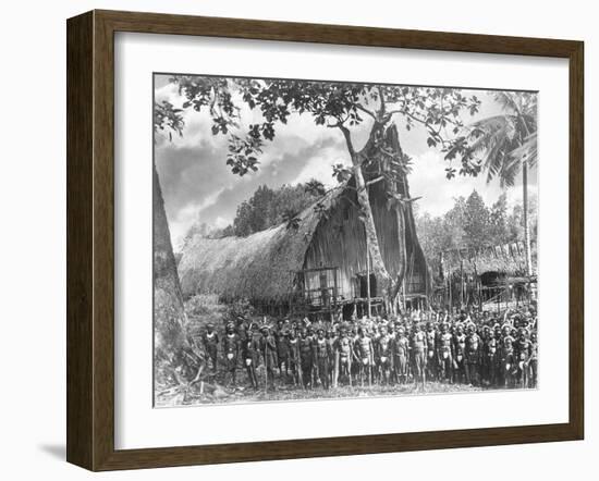 Warriors Outside a Worship House-null-Framed Giclee Print
