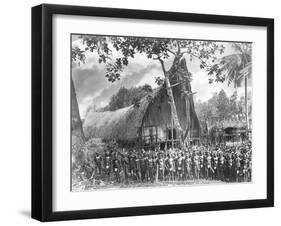 Warriors Outside a Worship House-null-Framed Giclee Print