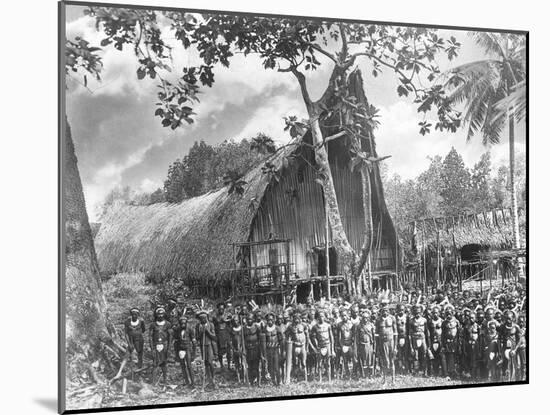 Warriors Outside a Worship House-null-Mounted Giclee Print