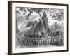 Warriors Outside a Worship House-null-Framed Giclee Print