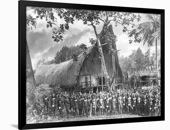 Warriors Outside a Worship House-null-Framed Giclee Print