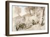 Warriors Resting, 19th Century-John Gilbert-Framed Giclee Print
