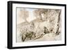 Warriors Resting, 19th Century-John Gilbert-Framed Giclee Print