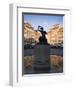 Warsaw Mermaid Fountain and Reflections of the Old Town Houses, Old Town Square, Warsaw, Poland-Gavin Hellier-Framed Photographic Print