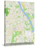 Warsaw, Poland Map-null-Stretched Canvas