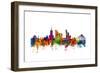 Warsaw Poland Skyline-Michael Tompsett-Framed Art Print