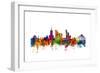 Warsaw Poland Skyline-Michael Tompsett-Framed Premium Giclee Print