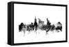 Warsaw Poland Skyline-Michael Tompsett-Framed Stretched Canvas