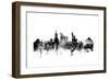 Warsaw Poland Skyline-Michael Tompsett-Framed Art Print