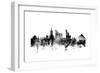 Warsaw Poland Skyline-Michael Tompsett-Framed Art Print