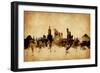 Warsaw Poland Skyline-Michael Tompsett-Framed Art Print