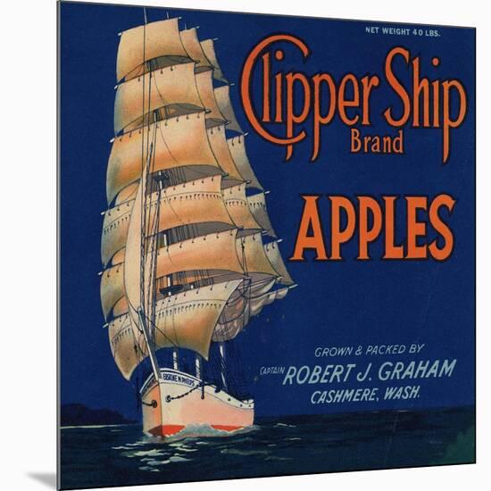 Warshaw Collection of Business Americana Food; Fruit Crate Labels, Captain Robert J. Graham-null-Mounted Art Print