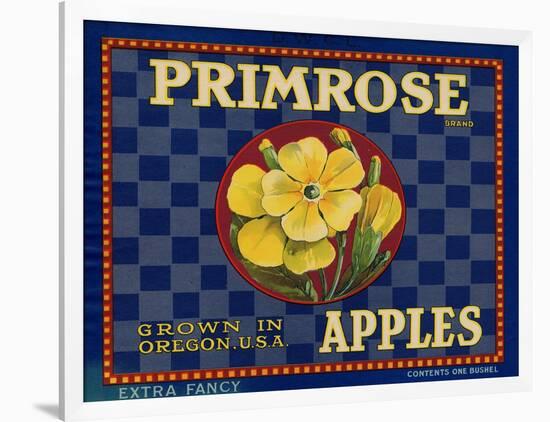 Warshaw Collection of Business Americana Food; Fruit Crate Labels, D.W.C.L. Primrose Brand-null-Framed Art Print