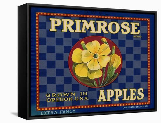 Warshaw Collection of Business Americana Food; Fruit Crate Labels, D.W.C.L. Primrose Brand-null-Framed Stretched Canvas