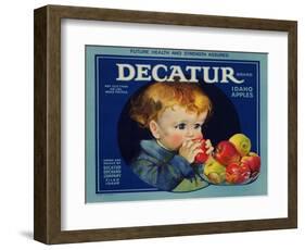 Warshaw Collection of Business Americana Food; Fruit Crate Labels, Dacatur Orchard Company-null-Framed Art Print