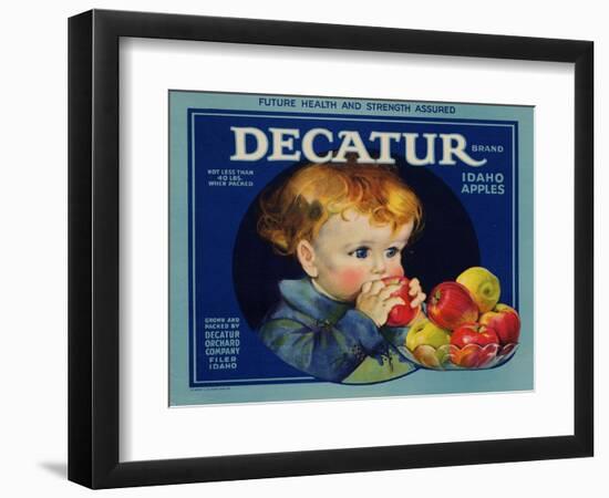 Warshaw Collection of Business Americana Food; Fruit Crate Labels, Dacatur Orchard Company-null-Framed Art Print