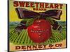 Warshaw Collection of Business Americana Food; Fruit Crate Labels, Denney & Co.-null-Mounted Art Print