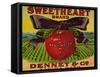 Warshaw Collection of Business Americana Food; Fruit Crate Labels, Denney & Co.-null-Framed Stretched Canvas