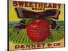 Warshaw Collection of Business Americana Food; Fruit Crate Labels, Denney & Co.-null-Mounted Art Print