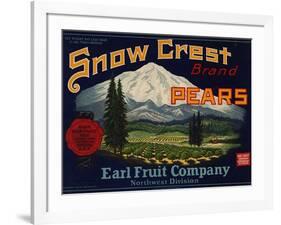 Warshaw Collection of Business Americana Food; Fruit Crate Labels, Earl Fruit Company-null-Framed Art Print