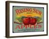 Warshaw Collection of Business Americana Food; Fruit Crate Labels, F.E. Nellis & Co.-null-Framed Art Print