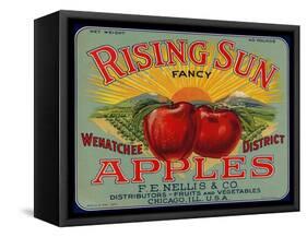 Warshaw Collection of Business Americana Food; Fruit Crate Labels, F.E. Nellis & Co.-null-Framed Stretched Canvas