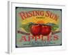 Warshaw Collection of Business Americana Food; Fruit Crate Labels, F.E. Nellis & Co.-null-Framed Art Print