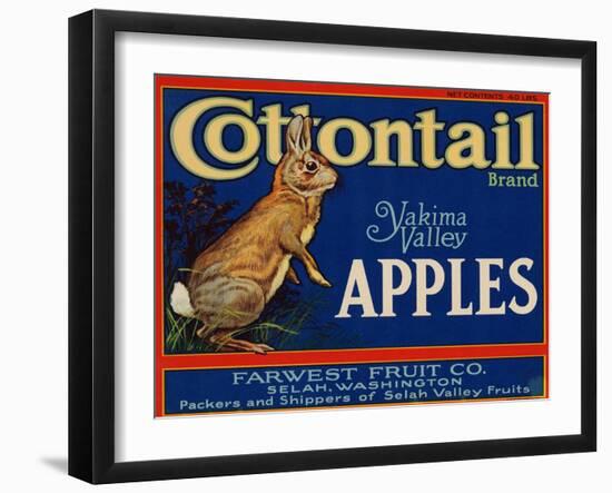 Warshaw Collection of Business Americana Food; Fruit Crate Labels, Farwest Fruit Co.-null-Framed Art Print
