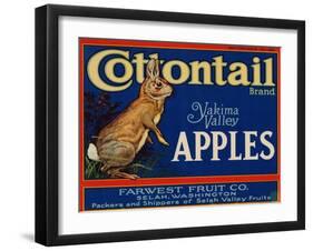 Warshaw Collection of Business Americana Food; Fruit Crate Labels, Farwest Fruit Co.-null-Framed Art Print