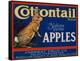 Warshaw Collection of Business Americana Food; Fruit Crate Labels, Farwest Fruit Co.-null-Framed Stretched Canvas