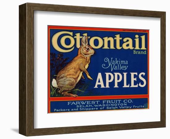 Warshaw Collection of Business Americana Food; Fruit Crate Labels, Farwest Fruit Co.-null-Framed Art Print