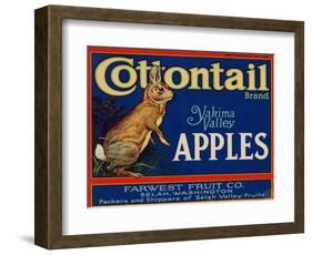 Warshaw Collection of Business Americana Food; Fruit Crate Labels, Farwest Fruit Co.-null-Framed Art Print