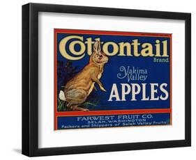 Warshaw Collection of Business Americana Food; Fruit Crate Labels, Farwest Fruit Co.-null-Framed Art Print