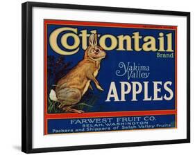 Warshaw Collection of Business Americana Food; Fruit Crate Labels, Farwest Fruit Co.-null-Framed Art Print