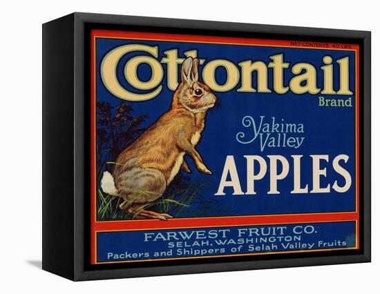 Warshaw Collection of Business Americana Food; Fruit Crate Labels, Farwest Fruit Co.-null-Framed Stretched Canvas