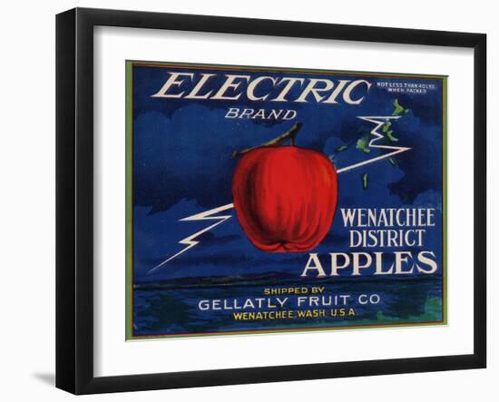 Warshaw Collection of Business Americana Food; Fruit Crate Labels, Gellatly Fruit Co.-null-Framed Art Print