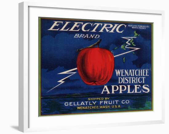 Warshaw Collection of Business Americana Food; Fruit Crate Labels, Gellatly Fruit Co.-null-Framed Art Print