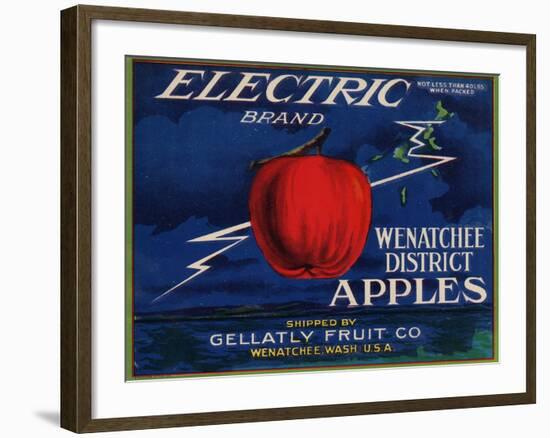 Warshaw Collection of Business Americana Food; Fruit Crate Labels, Gellatly Fruit Co.-null-Framed Art Print