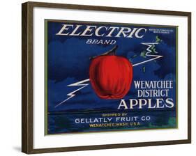 Warshaw Collection of Business Americana Food; Fruit Crate Labels, Gellatly Fruit Co.-null-Framed Art Print