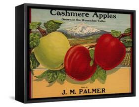 Warshaw Collection of Business Americana Food; Fruit Crate Labels, J. M. Palmer-null-Framed Stretched Canvas