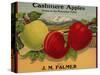 Warshaw Collection of Business Americana Food; Fruit Crate Labels, J. M. Palmer-null-Stretched Canvas