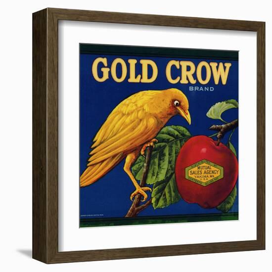 Warshaw Collection of Business Americana Food; Fruit Crate Labels, Mutual Sales Agency-null-Framed Art Print