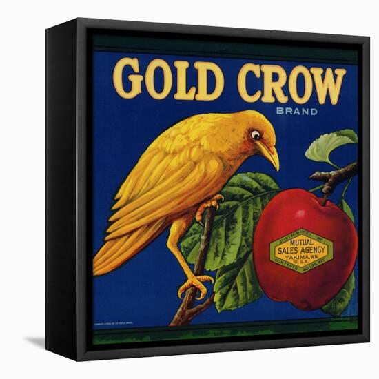 Warshaw Collection of Business Americana Food; Fruit Crate Labels, Mutual Sales Agency-null-Framed Stretched Canvas