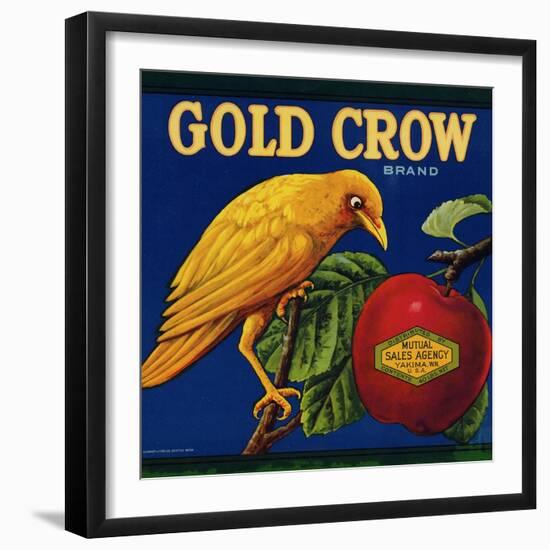 Warshaw Collection of Business Americana Food; Fruit Crate Labels, Mutual Sales Agency-null-Framed Art Print