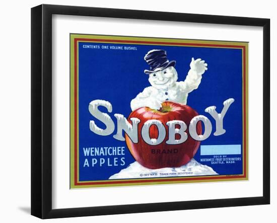 Warshaw Collection of Business Americana Food; Fruit Crate Labels, Northwest Fruit Distributors-null-Framed Art Print